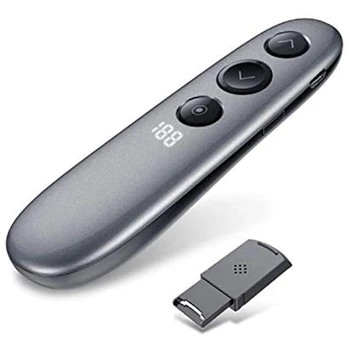 Wireless Presenter Remote with Air Mouse Function Rechargeable Presentation Clicker for PPT Meeting
Wireless Presenter Remote with Air Mouse Function Rechargeable Presentation Clicker for PPT Meeting