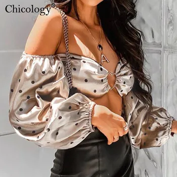Chicology polka dot off shoulder transparent strap T-shirt crop top long sleeve t shirt 2019 summer autumn sexy tshirt clothes
Chicology polka dot off shoulder transparent strap T-shirt crop top long sleeve t shirt 2019 summer autumn sexy tshirt clothes