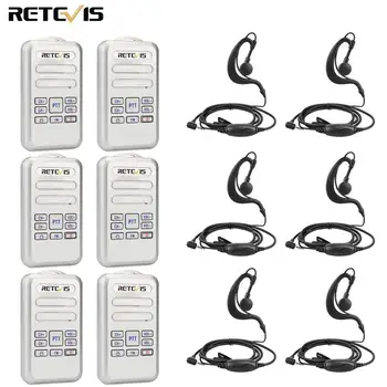 Retevis RT20 Mini Walkie Talkie 6pcs Radio 2W UHF Transceiver VOX FM Radio Type-C USB Charge 2 Way Radio Walk Talk Comunicador
Retevis RT20 Mini Walkie Talkie 6pcs Radio 2W UHF Transceiver VOX FM Radio Type-C USB Charge 2 Way Radio Walk Talk Comunicador