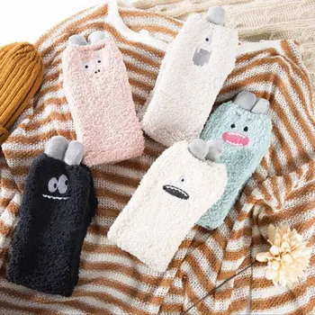 1 Pair Cartoon Girls 3D Design Fluffy Coral Velvet Thick Warm Socks Floor Home Winter Fuzzy Socks 
1 Pair Cartoon Girls 3D Design Fluffy Coral Velvet Thick Warm Socks Floor Home Winter Fuzzy Socks