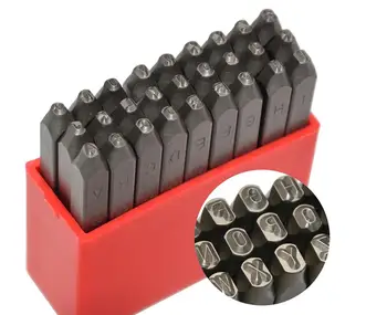 5/64"(2mm) Uppercase Letter High Hardness Carbon Steel Ball Pein Hammer Hand Punch Metal Stamp Set for Mold Jewel Making Die
5/64"(2mm) Uppercase Letter High Hardness Carbon Steel Ball Pein Hammer Hand Punch Metal Stamp Set for Mold Jewel Making Die