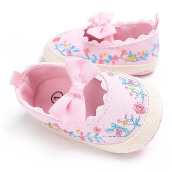 Fashion Baby Toddler Embroidered Flower Princess Shoes For Girls Big Bow Soft Sole Newborn Baby Moccasins Shoes
Fashion Baby Toddler Embroidered Flower Princess Shoes For Girls Big Bow Soft Sole Newborn Baby Moccasins Shoes