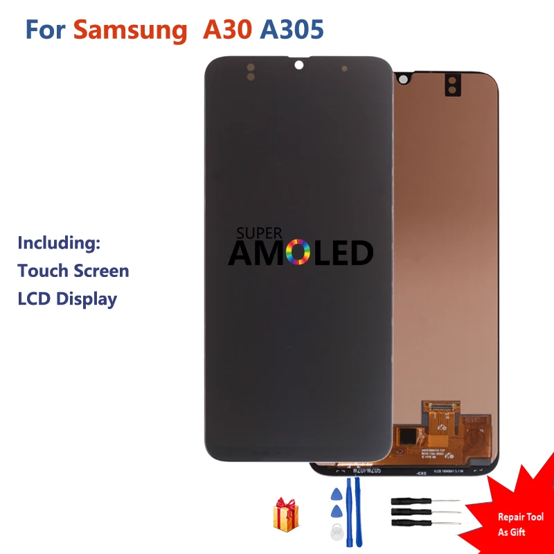 For Samsung Galaxy A30 A305 A305F Amoled LCD Display Touch Screen Digitizer Assembly For Samsung A30 Touch Screen LCD Display
For Samsung Galaxy A30 A305 A305F Amoled LCD Display Touch Screen Digitizer Assembly For Samsung A30 Touch Screen LCD Display