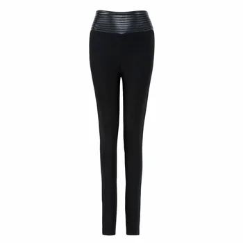 CIEMIILI chic new fashion 2019 winter lady pant skinny back zipper solid black PU high waist pencil bodycon bandage pants
CIEMIILI chic new fashion 2019 winter lady pant skinny back zipper solid black PU high waist pencil bodycon bandage pants