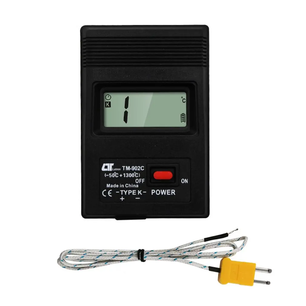 Tm-902C Temperature Meter Tm902C Digital K Type Thermometer Sensor Thermocouple Probe Detector
Tm-902C Temperature Meter Tm902C Digital K Type Thermometer Sensor Thermocouple Probe Detector
