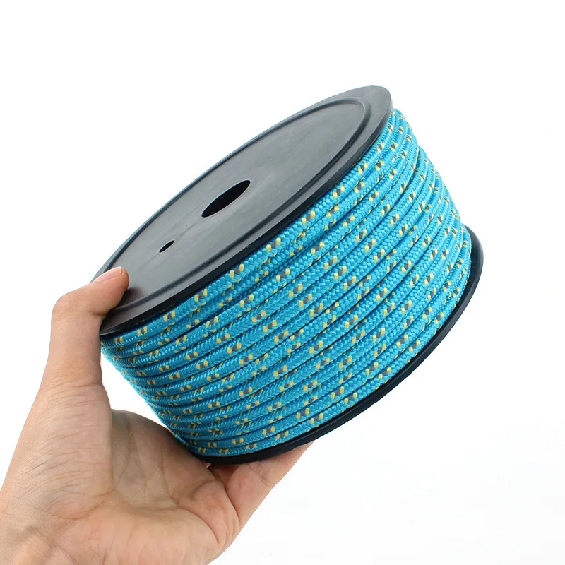 5MM Tent Reflective Rope Polyester Luminous Tent Rope Camping Cord Outdoor Sports Camping Hiking Tent Accessories 10m/20m/50m
5MM Tent Reflective Rope Polyester Luminous Tent Rope Camping Cord Outdoor Sports Camping Hiking Tent Accessories 10m/20m/50m