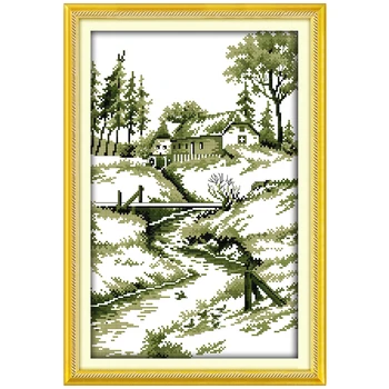 Nostalgic landscape counted printed on the canvas 11CT 14CT DIY kit Cross Stitch embroidery needlework Sets home decor
Nostalgic landscape counted printed on the canvas 11CT 14CT DIY kit Cross Stitch embroidery needlework Sets home decor