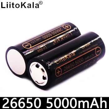 Liitokala 26650 pointed lithium battery lii-50A large capacity 5000mAh 20A strong light flashlight 3.7V battery rechargeable
Liitokala 26650 pointed lithium battery lii-50A large capacity 5000mAh 20A strong light flashlight 3.7V battery rechargeable