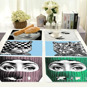 Retro Variety Face Tableware Placemats Classical Linen Desk Cover Dish Cloth Mat Classical Plate Pad New Decorative Cloth
Retro Variety Face Tableware Placemats Classical Linen Desk Cover Dish Cloth Mat Classical Plate Pad New Decorative Cloth