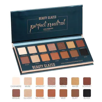 14 Colors Glitter Matte Eye Shadow Palette Pressed Warm Natural Makeup Shining Matte Powder Pigment Long-lasting Eyeshadow Plate
14 Colors Glitter Matte Eye Shadow Palette Pressed Warm Natural Makeup Shining Matte Powder Pigment Long-lasting Eyeshadow Plate