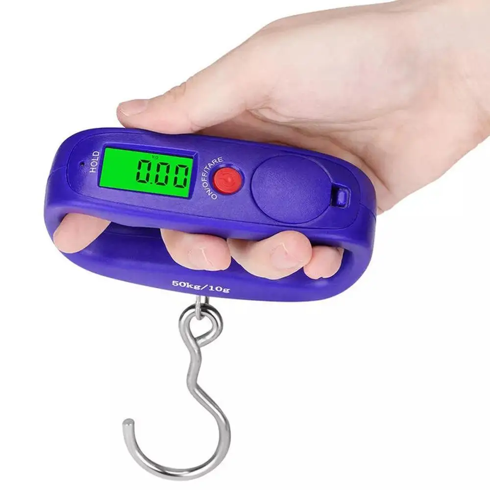 Portable Mini Digital Hand Held 50Kg Fish Hook Hanging Scale Double Precision Electronic Weighting Luggage Scale LED Display
Portable Mini Digital Hand Held 50Kg Fish Hook Hanging Scale Double Precision Electronic Weighting Luggage Scale LED Display