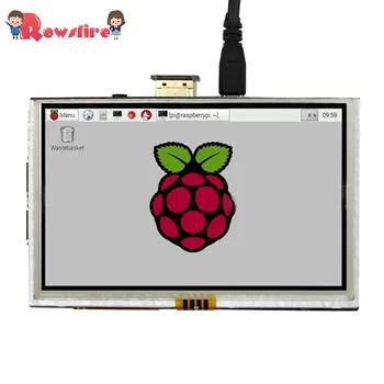 5-Inch Touch Display Screen LED Resistive Touchscreen With HDMI Adapter For Raspberry Pi 3B+/3B/2B
5-Inch Touch Display Screen LED Resistive Touchscreen With HDMI Adapter For Raspberry Pi 3B+/3B/2B