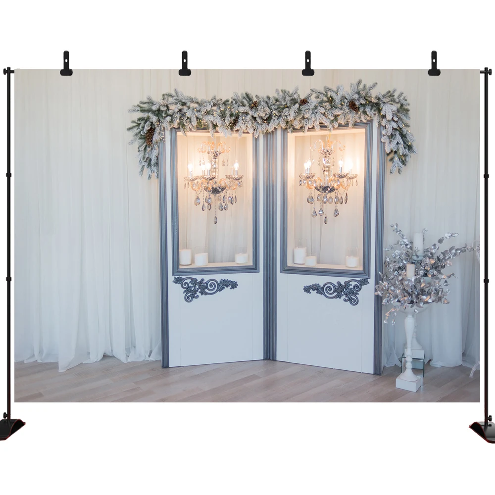Merry Christmas Backdrop Photography White Door with Wreath Background Portrait Photobooth Decorations Photo Studio Props
Merry Christmas Backdrop Photography White Door with Wreath Background Portrait Photobooth Decorations Photo Studio Props