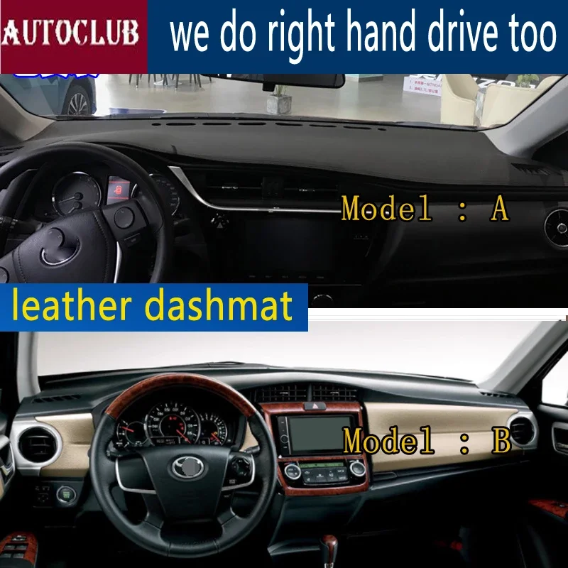 For Toyota Corolla G11 Altis Axio Hatchback 2013-2018 Leather Dashmat Dashboard Cover Dash Mat Carpet Car Styling Accessories |