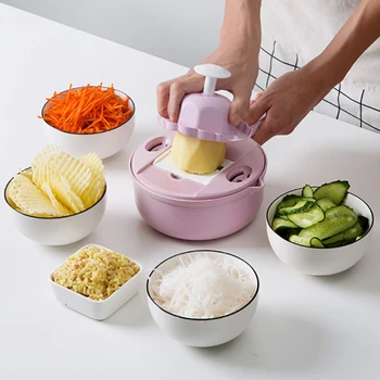 Slicer Vegetable Slicer Carrot Onion Grater with Strainer Vegetable Cutter Potato Peeler Multifunction Kitchen Tool Accessories
Slicer Vegetable Slicer Carrot Onion Grater with Strainer Vegetable Cutter Potato Peeler Multifunction Kitchen Tool Accessories