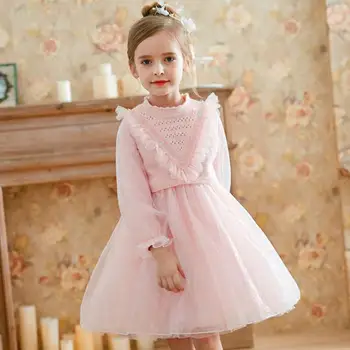 Children Vest Dress Set Autumn Winter Baby Girls Knitting Pullovers Puff Sleeve Mid Length Gowns Suit Kids Girls Casual Dresses
Children Vest Dress Set Autumn Winter Baby Girls Knitting Pullovers Puff Sleeve Mid Length Gowns Suit Kids Girls Casual Dresses