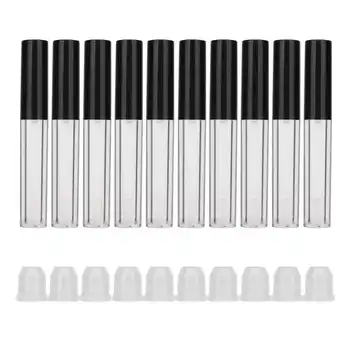 10pcs Transparent Empty Lip Gloss Tube DIY Lip Oil Bottle Container Lipstick Makeup Cosmetic Tool (1.5ml/pc Black Cap) Atomizer 
10pcs Transparent Empty Lip Gloss Tube DIY Lip Oil Bottle Container Lipstick Makeup Cosmetic Tool (1.5ml/pc Black Cap) Atomizer