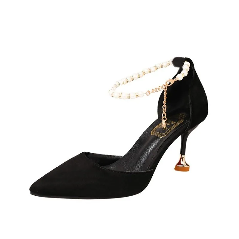 Sexy Pointed toe Pearl High heelsFemale Fashion hollow with Sandals Paillette of the Thin Breathable shoes Women Pumps Y21-03
Sexy Pointed toe Pearl High heelsFemale Fashion hollow with Sandals Paillette of the Thin Breathable shoes Women Pumps Y21-03