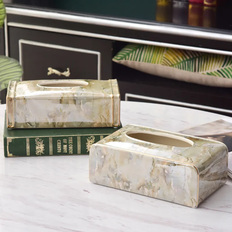 Tissue Boxes Ceramic Tissue Paper Holder Tissue cases Removable Tissue Holder Living-room decoration Table decorations Home Deco
Tissue Boxes Ceramic Tissue Paper Holder Tissue cases Removable Tissue Holder Living-room decoration Table decorations Home Deco