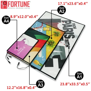 A1/A2/A3/A4 LED Advertising Light Boxed For Restaurants Menu Aluminium Led Poster Frame Light Box Marketing Products Light Boxes
A1/A2/A3/A4 LED Advertising Light Boxed For Restaurants Menu Aluminium Led Poster Frame Light Box Marketing Products Light Boxes