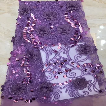 NEW African Lace Fabric, French Sequins Net Lace Noble Sequins Fabrics High Quality African Purple Tulle Sequins Lace Fabric
NEW African Lace Fabric, French Sequins Net Lace Noble Sequins Fabrics High Quality African Purple Tulle Sequins Lace Fabric