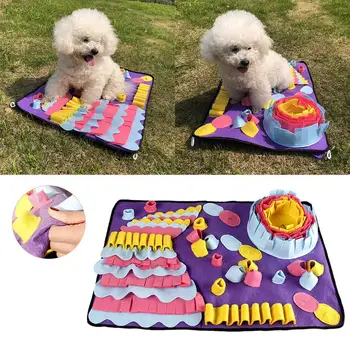 Dog Feeding Mat Sniffing Training Pad Non Slip Activity Foraging Skill Energy Stress Release Training Pet Nose Work Blanket
Dog Feeding Mat Sniffing Training Pad Non Slip Activity Foraging Skill Energy Stress Release Training Pet Nose Work Blanket
