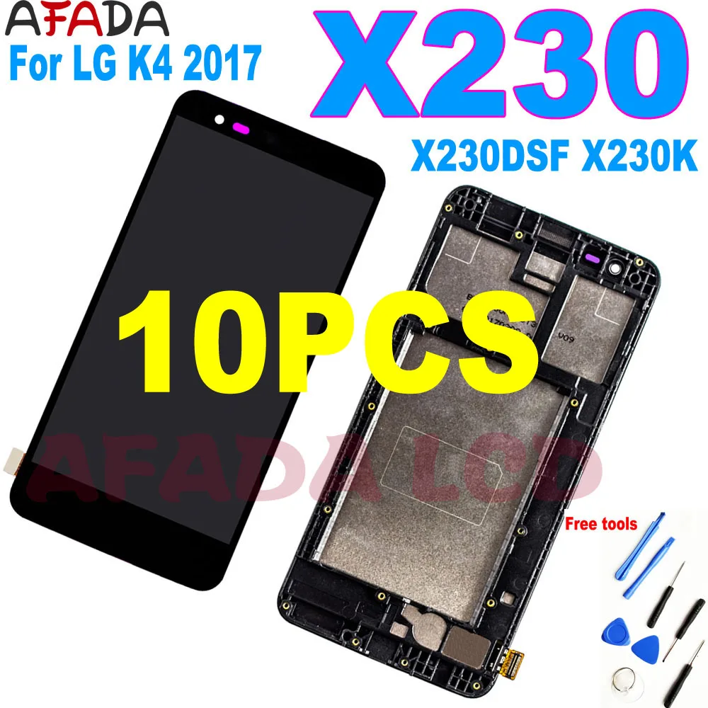 ЖК-дисплей 5,0 дюйма для LG K4 2017 X230, кодирующий преобразователь сенсорного экрана в сборе дюйма, с рамкой или без рамки, для K7 2017 X230DSF X230K, 10 шт.
ЖК-дисплей 5,0 дюйма для LG K4 2017 X230, кодирующий преобразователь сенсорного экрана в сборе дюйма, с рамкой или без рамки, для K7 2017 X230DSF X230K, 10 шт.