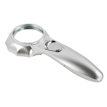 Lighted Magnifying Glass 7X Magnifier Lens Handheld LED Magnifying Glass with Light for Reading Small Prints Coins map Jewelry
Lighted Magnifying Glass 7X Magnifier Lens Handheld LED Magnifying Glass with Light for Reading Small Prints Coins map Jewelry