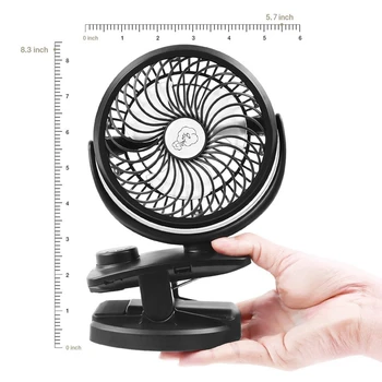 Battery Operated Clip On Stroller Fan - Mini Portable Desk Fan With Rechargeable 4400Ma Battery Powered Fan For Baby Stroller, O
Battery Operated Clip On Stroller Fan - Mini Portable Desk Fan With Rechargeable 4400Ma Battery Powered Fan For Baby Stroller, O