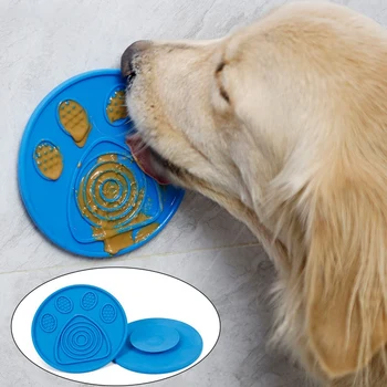 2Pack Dog Slow Dispensing Treater Mat with Suction Cup Dog Lick Pad Peanut Butter Lick Mat for Pet Bathing
2Pack Dog Slow Dispensing Treater Mat with Suction Cup Dog Lick Pad Peanut Butter Lick Mat for Pet Bathing