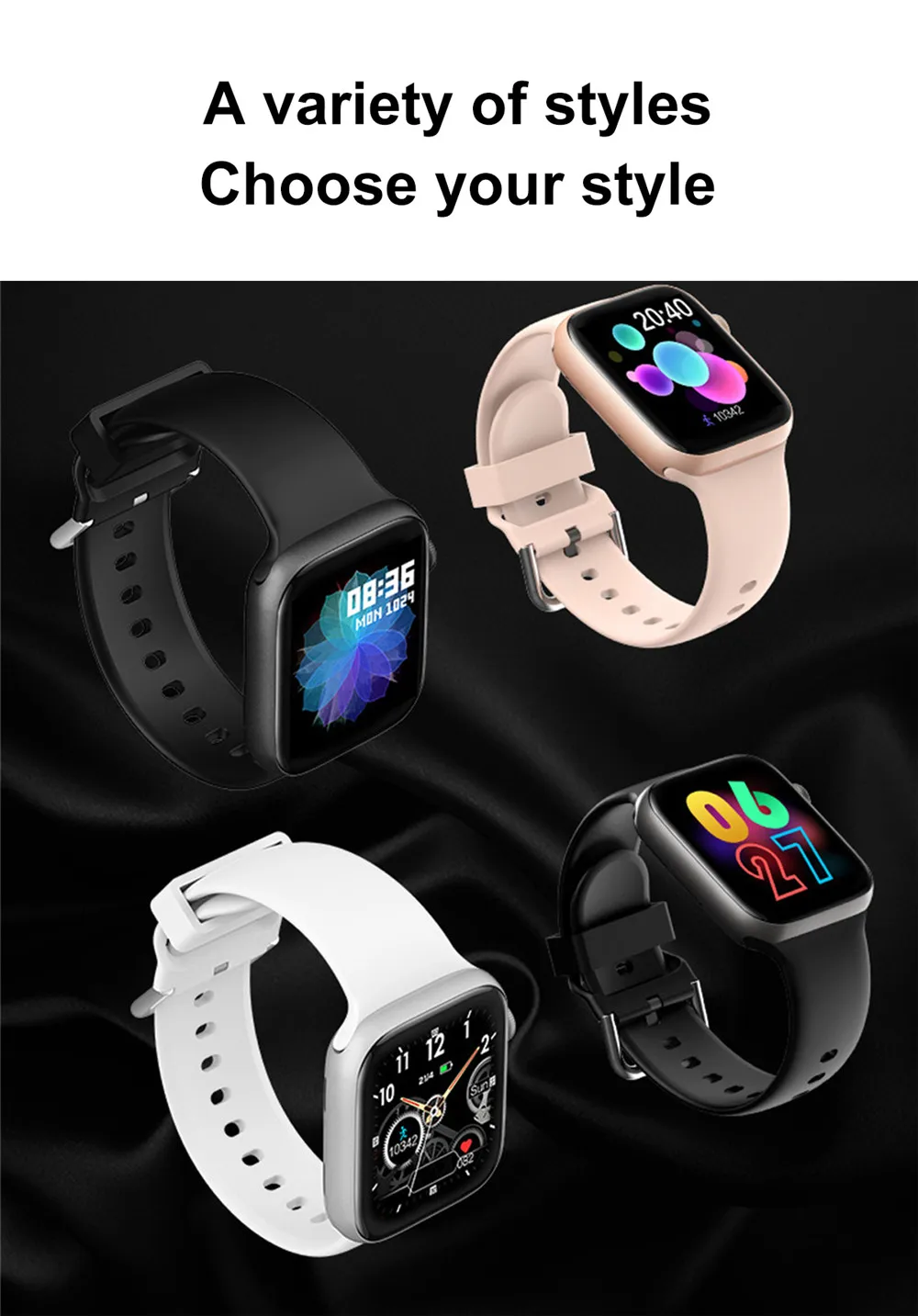 New Smartwatch Dial Call Heart Rate Monitor Sport Fitness Bracelet For IWO Android IOS New Smartwatch Dial Call Heart Rate Monitor Sport Fitness Bracelet For IWO Android IOS