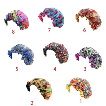 Women Extra Large African Bonnets Double Layered Satin Night Cap Big Wave Reversible Elastic Sleep Turban Chemo Hat
Women Extra Large African Bonnets Double Layered Satin Night Cap Big Wave Reversible Elastic Sleep Turban Chemo Hat