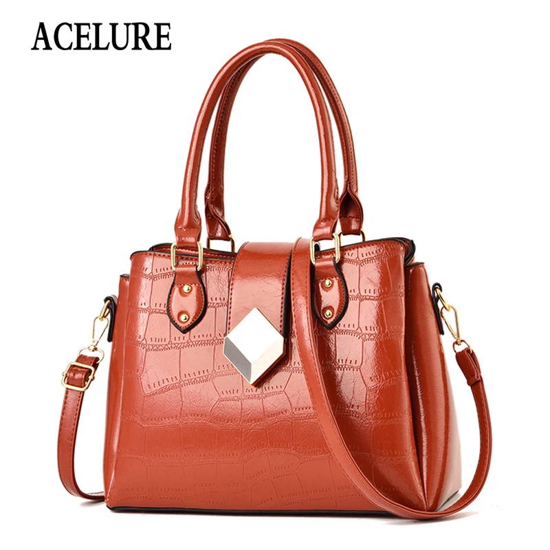 ACELURE All-match Simple Style Hasp Zipper Handbags Solid Color Alligator Women Bags Crocodile Pattern PU Leather Shoulder Bag
ACELURE All-match Simple Style Hasp Zipper Handbags Solid Color Alligator Women Bags Crocodile Pattern PU Leather Shoulder Bag