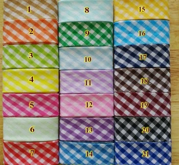 20mm(3/4") width grids printing ironed single fold polyester bias tape/ bias binding for table cloth garment quilt craft sewing
20mm(3/4") width grids printing ironed single fold polyester bias tape/ bias binding for table cloth garment quilt craft sewing