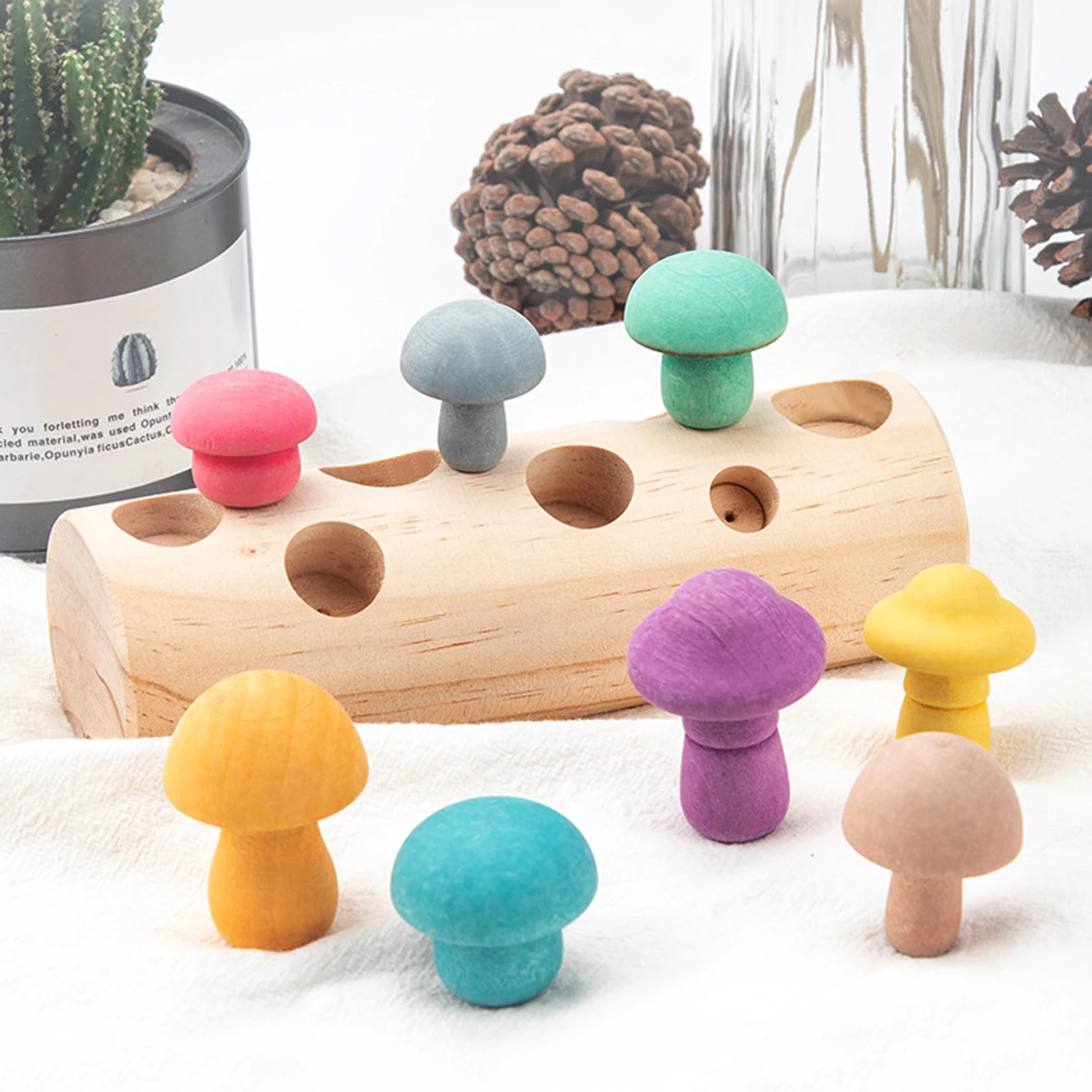 Kinder 3D Puzzle Holz Spielzeug Picking Pilze   Pädagogisches 