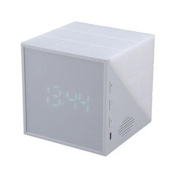 Portable Mini Square LED Digital Display Time Temperature Square Alarm Clock Lamp
Portable Mini Square LED Digital Display Time Temperature Square Alarm Clock Lamp