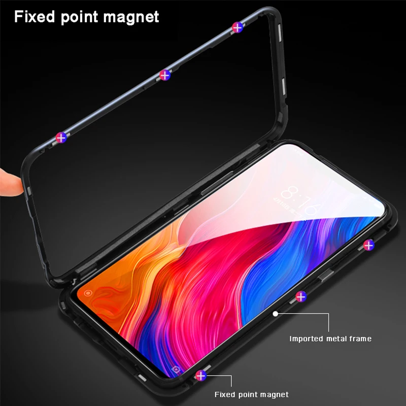 Case Bumper On For Xiaomi Mi 9 8 lite light Redmi Note 7 6 5 Pro Metal Magnetic Adsorption Cover Back Tempered Glass Shell Coque
Case Bumper On For Xiaomi Mi 9 8 lite light Redmi Note 7 6 5 Pro Metal Magnetic Adsorption Cover Back Tempered Glass Shell Coque