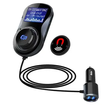 BC30B Universal Fm Adapter Car Mp3 Player Fm Transmitter Handsfree Bluetooth Dual Usb for TF Card Audio Receiver
BC30B Universal Fm Adapter Car Mp3 Player Fm Transmitter Handsfree Bluetooth Dual Usb for TF Card Audio Receiver