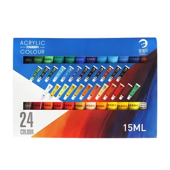12/24 Colors 15ML Acrylic Paint Set Color Paint For Fabric Painting Waterproof Supplies Nail For Kids Clothing Drawing Art F7K9
12/24 Colors 15ML Acrylic Paint Set Color Paint For Fabric Painting Waterproof Supplies Nail For Kids Clothing Drawing Art F7K9