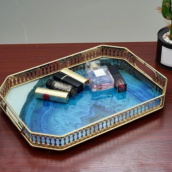 Glass Vanity Tray Cosmetic Makeup Jewelry Box Trinket Tray Organizer for Bedroom,Bathroom,Dresser, Home, Kitchen Supplies
Glass Vanity Tray Cosmetic Makeup Jewelry Box Trinket Tray Organizer for Bedroom,Bathroom,Dresser, Home, Kitchen Supplies