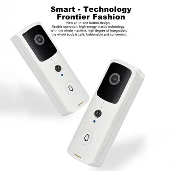 PIR Motion Activated Alerts ABS Security Camera Anti Theft Real Time Wireless WiFi Home Two Way Talk Video Doorbell HD 720P
PIR Motion Activated Alerts ABS Security Camera Anti Theft Real Time Wireless WiFi Home Two Way Talk Video Doorbell HD 720P