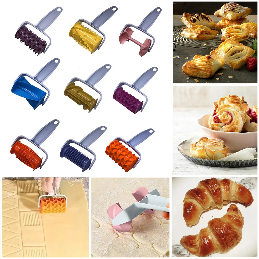 Dough Bakery Roller Plastic Baking Tool Cookie Pie Pizza Multifunctional Bread Dough Cutting Machine Kitchen Baking Tools
Dough Bakery Roller Plastic Baking Tool Cookie Pie Pizza Multifunctional Bread Dough Cutting Machine Kitchen Baking Tools