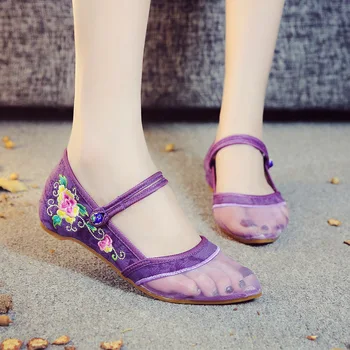 Women Chinese Mesh Embroidery Floral Ankle Button Casual Flats Loafers Sandals Summer Breathable Oxfords 6Colors Shoes B207 
Women Chinese Mesh Embroidery Floral Ankle Button Casual Flats Loafers Sandals Summer Breathable Oxfords 6Colors Shoes B207