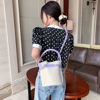 2020 Small Straw Bucket Bags For Women 2020 Summer Crossbody Bags Lady Travel Purses and Handbags Female Shoulder Messenger Bag 
2020 Small Straw Bucket Bags For Women 2020 Summer Crossbody Bags Lady Travel Purses and Handbags Female Shoulder Messenger Bag