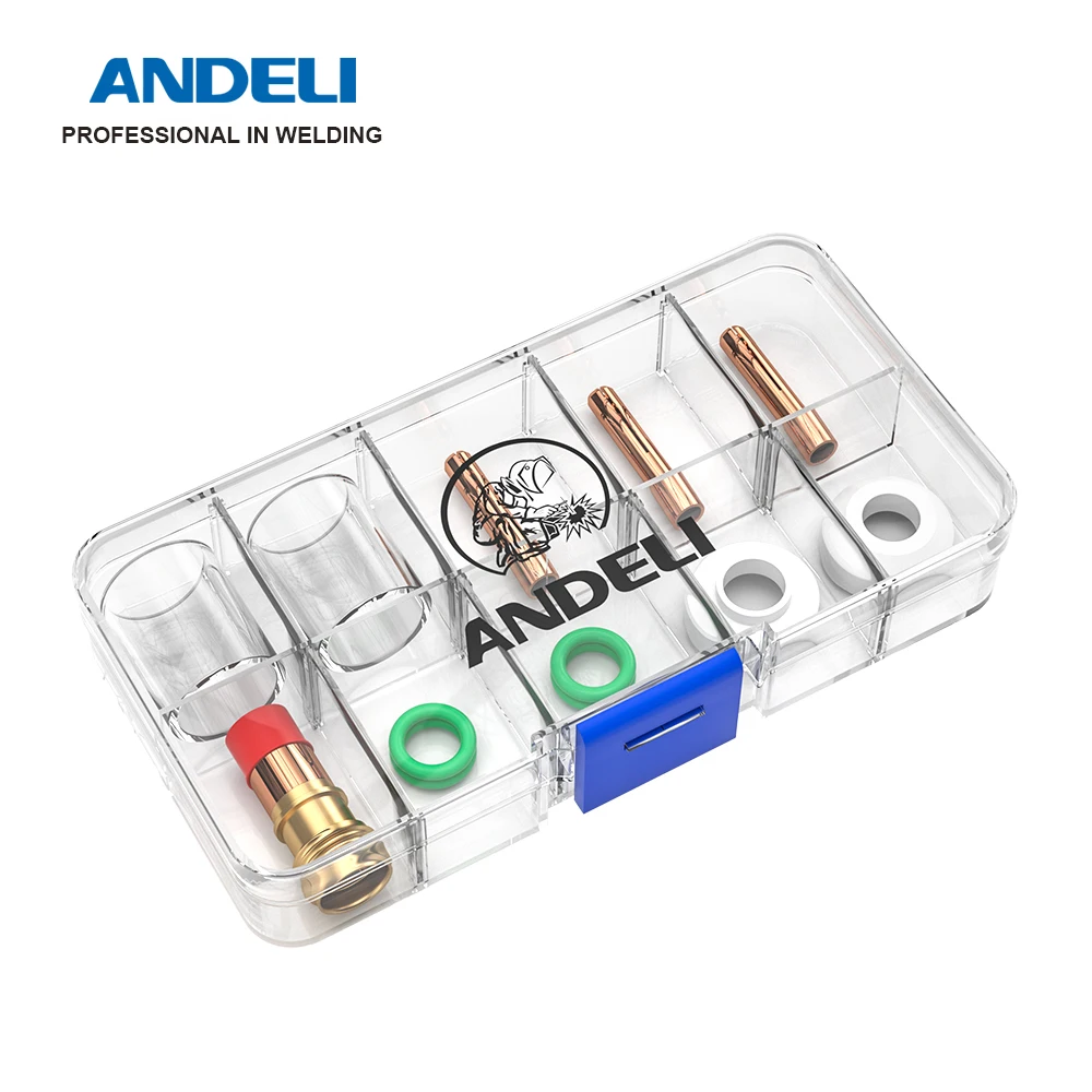 ANDELI Pyrex Cup Kit Practical Accessories TIG welding torch Argon Arc Tool For WP 17/18/26 | Инструменты