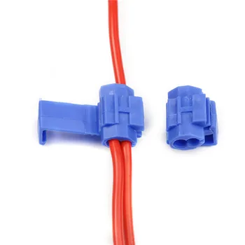 50Pcs Lock Quick Electrical Cable Connectors Blue Insulated Quick Splice Terminals Connectors For Car Electrical Crimp Snap
50Pcs Lock Quick Electrical Cable Connectors Blue Insulated Quick Splice Terminals Connectors For Car Electrical Crimp Snap