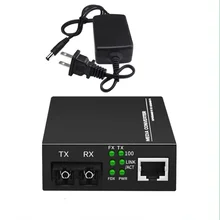 1pc Media Converter 100MB Fiber Optic Converter Transceiver Single-mode Double-fiber Transceiver Photolectric Transducer 25km
1pc Media Converter 100MB Fiber Optic Converter Transceiver Single-mode Double-fiber Transceiver Photolectric Transducer 25km