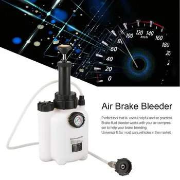 Single Pot Air Brake Bleeder Fluid Change Kit Car Auto Air Powered Pneumatic Brake Vacuum Tool Vehicles Equipment
Single Pot Air Brake Bleeder Fluid Change Kit Car Auto Air Powered Pneumatic Brake Vacuum Tool Vehicles Equipment