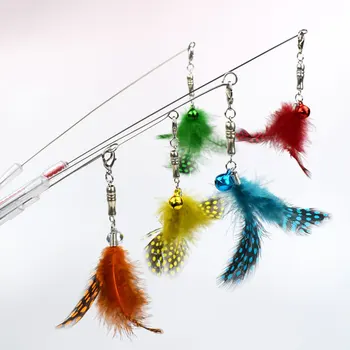 Pet cat toy family interactive feather toy with bell feather plastic transparent handle retractable cat funny pet supplies
Pet cat toy family interactive feather toy with bell feather plastic transparent handle retractable cat funny pet supplies