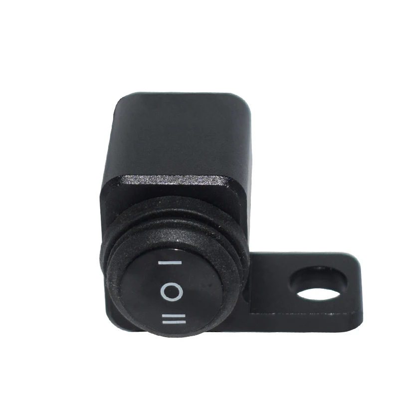 CNC Aluminum Alloy Motorcycle Switches Handlebar Mount Switch Headlight Hazard Brake Fog Light ON OFF Switch Button